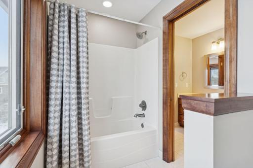 Jack and Jill Bathroom to Bedroom 3 and 4