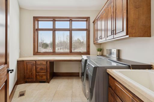 Main level laundry room just off the mud room