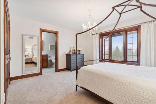 Second bedroom on the upper level with 3/4 en-suite bathroom