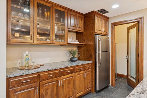 Plenty of space to display favorite glassware or decor