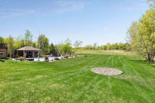 Wide open spaces to run and play; designated fire-pit area