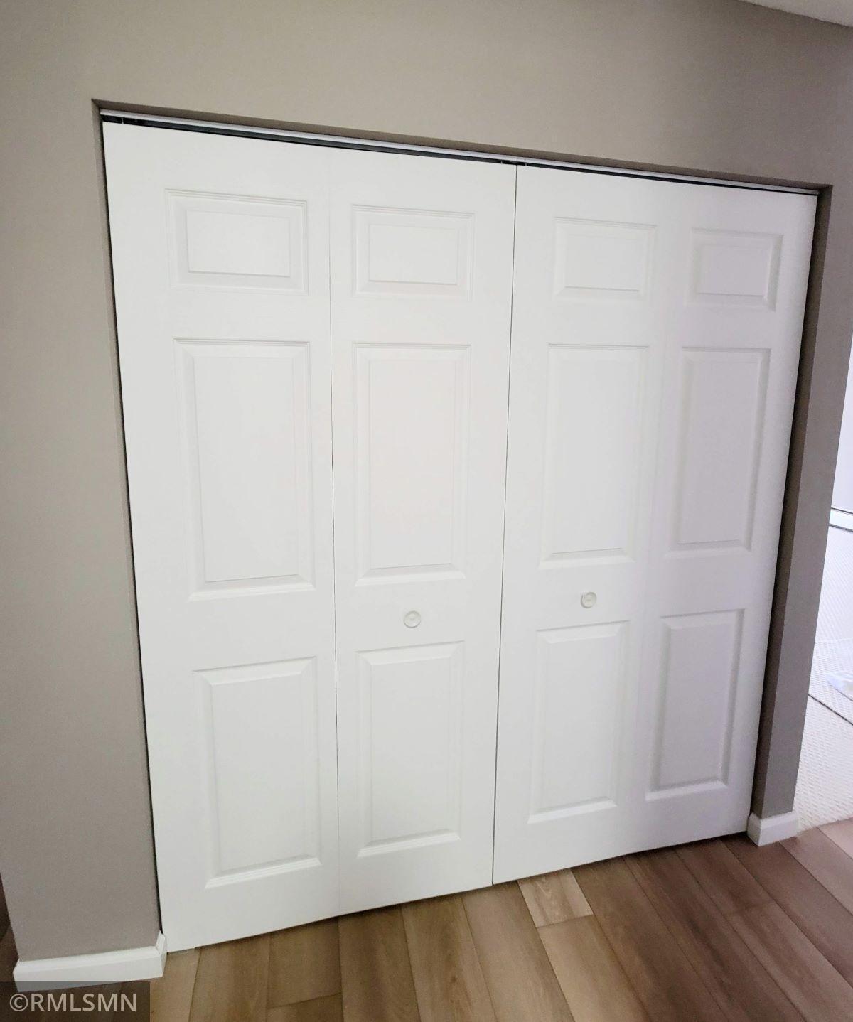 New paneled doors throughout