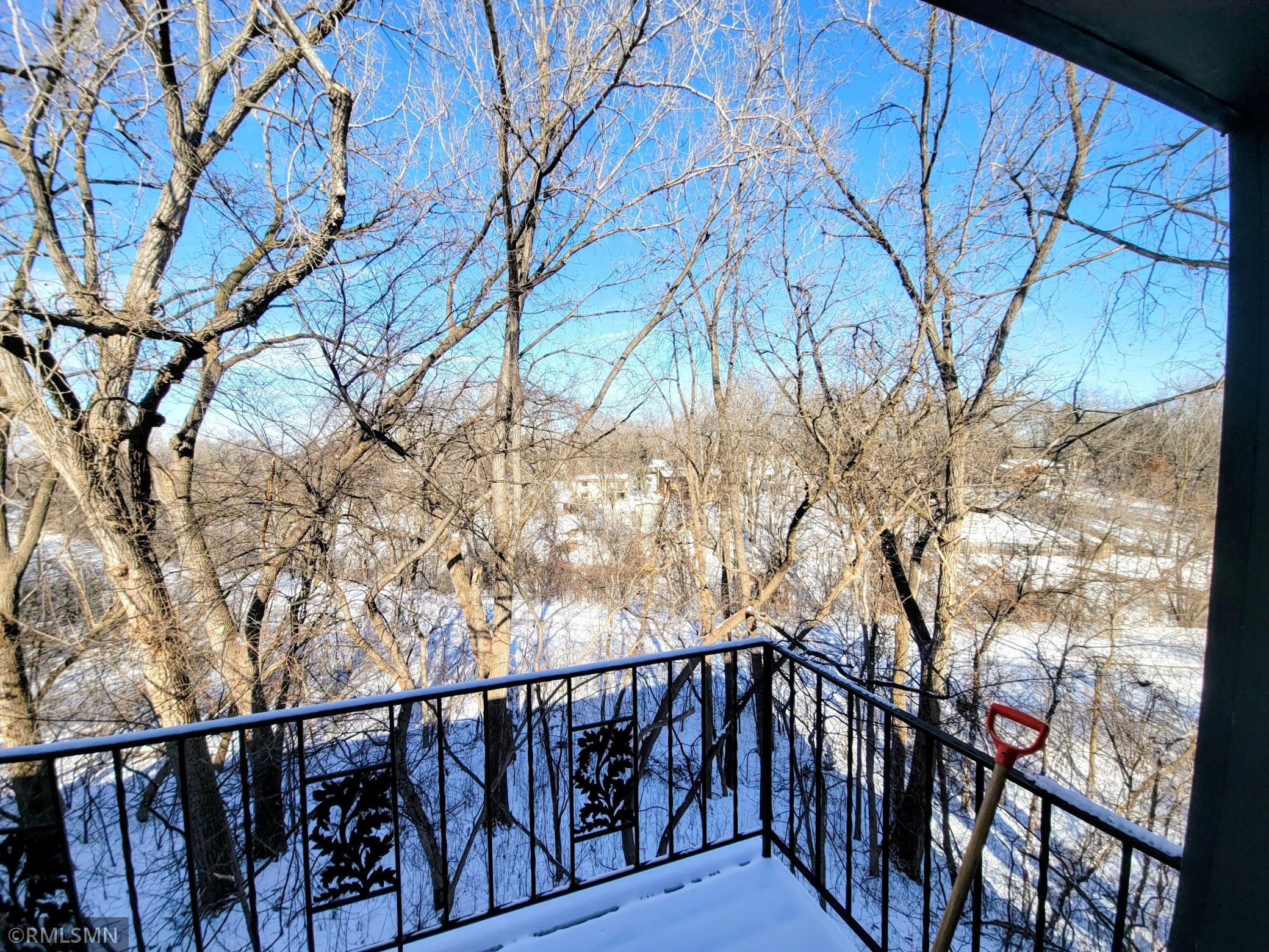 Winter view from the balcony