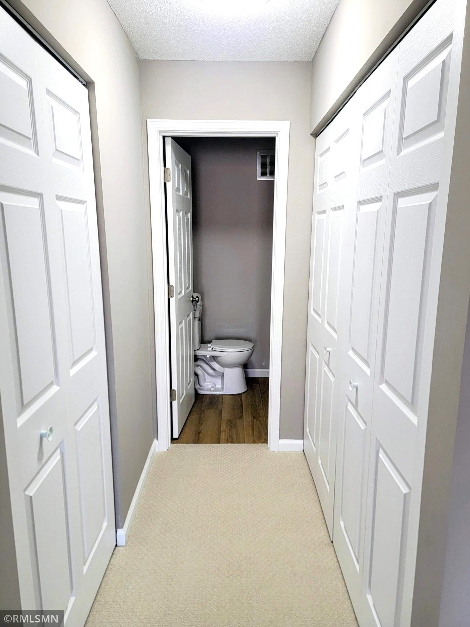 Primary bedroom closets