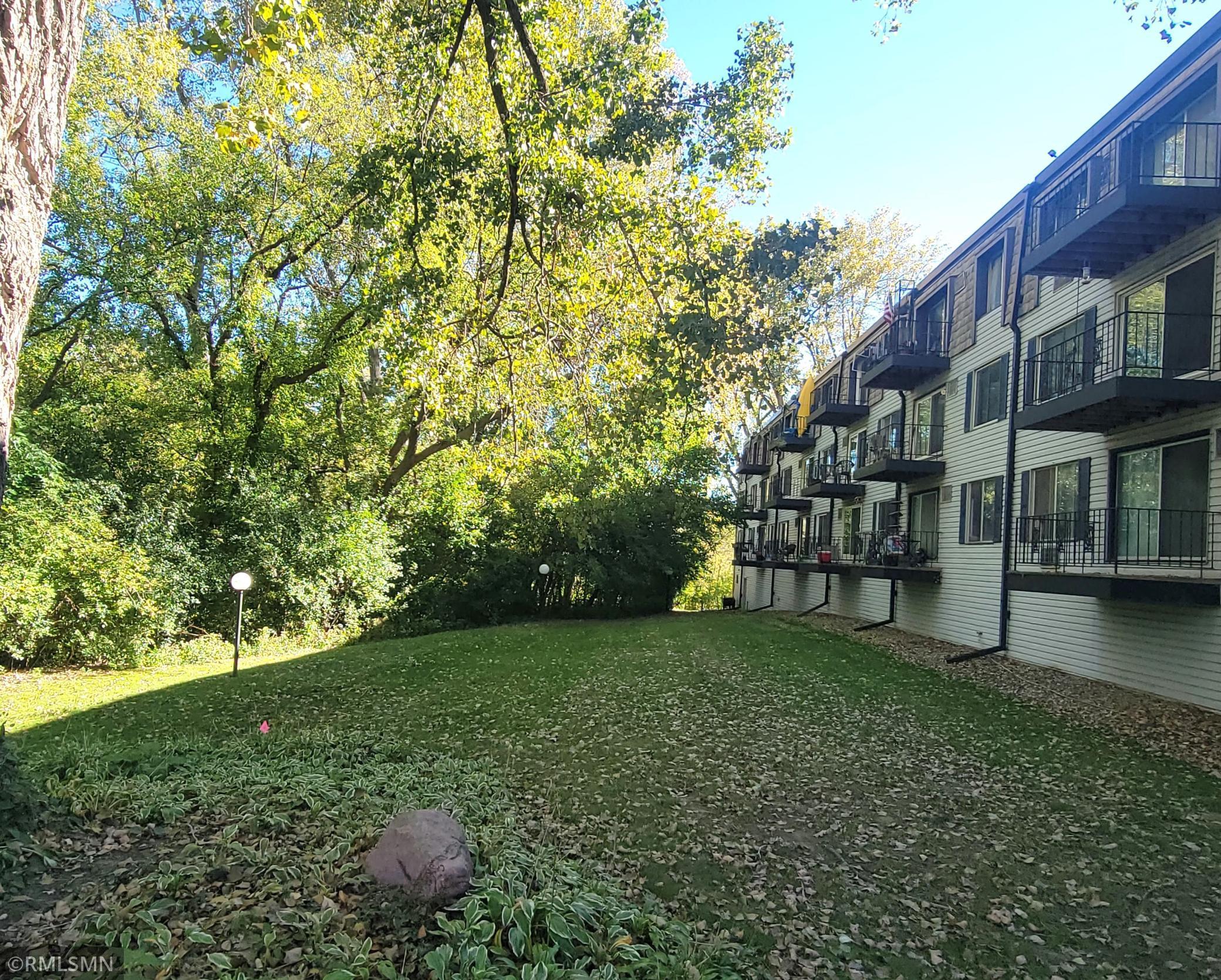 This condo balcony is a last one on a 3rd floor
