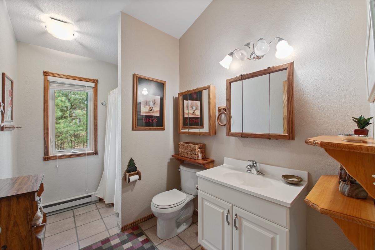 Upper level 3/4 bathroom.