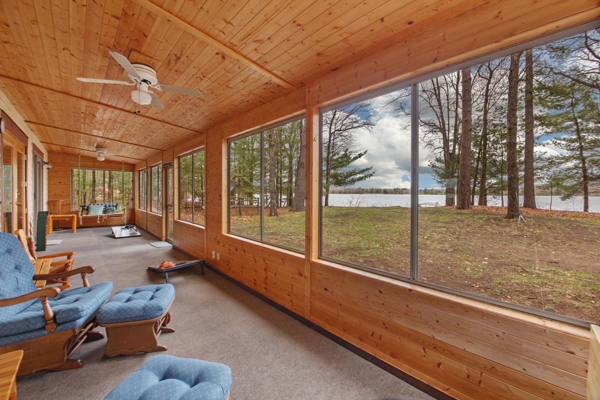 Lakeside porch.