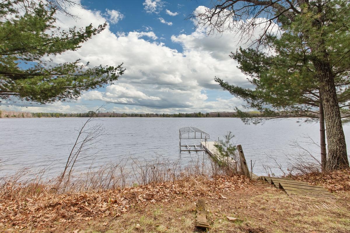 Your dock on the Taylor lake.