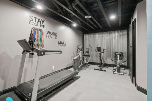 Finished living area - great for rec rm area.