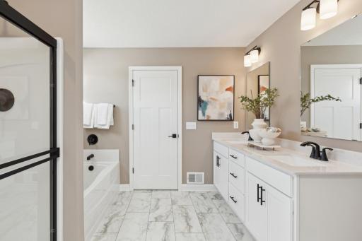 (Photo of actual model) Another view of the primary bath.