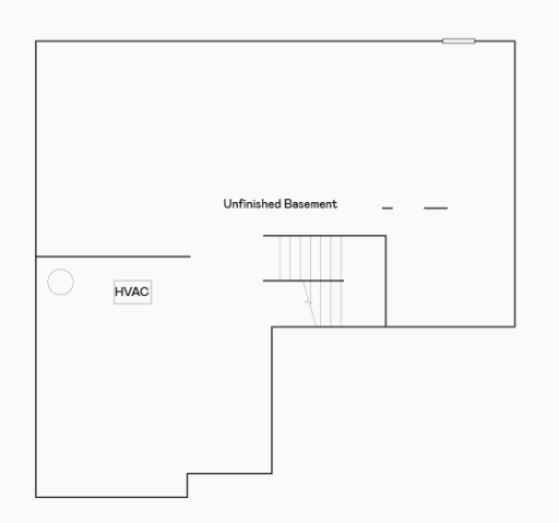 Unfinished basement.