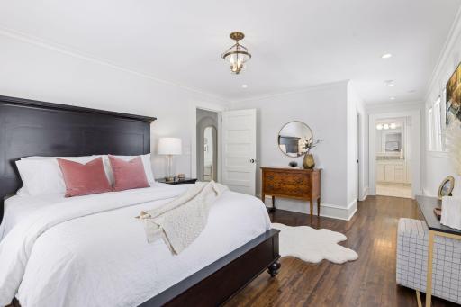 Beautifully updated lakeside primary suite