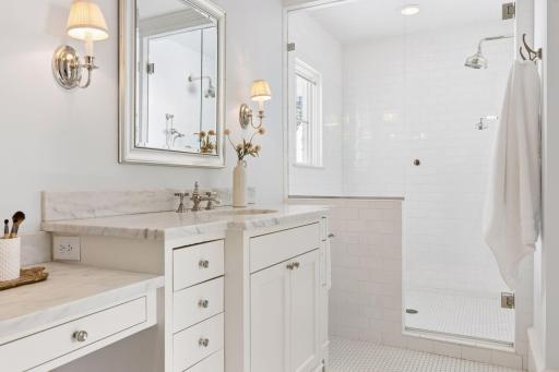 Updated ensuite bath for third bedroom