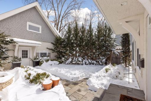Private back yard