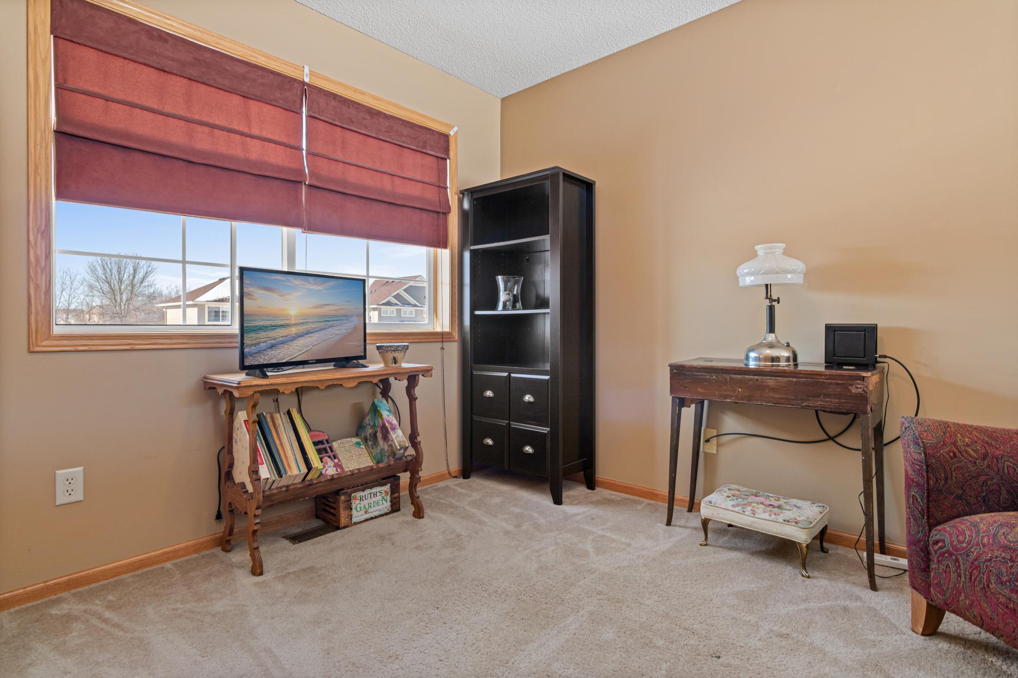 Bedroom 3 overlooking the driveway
