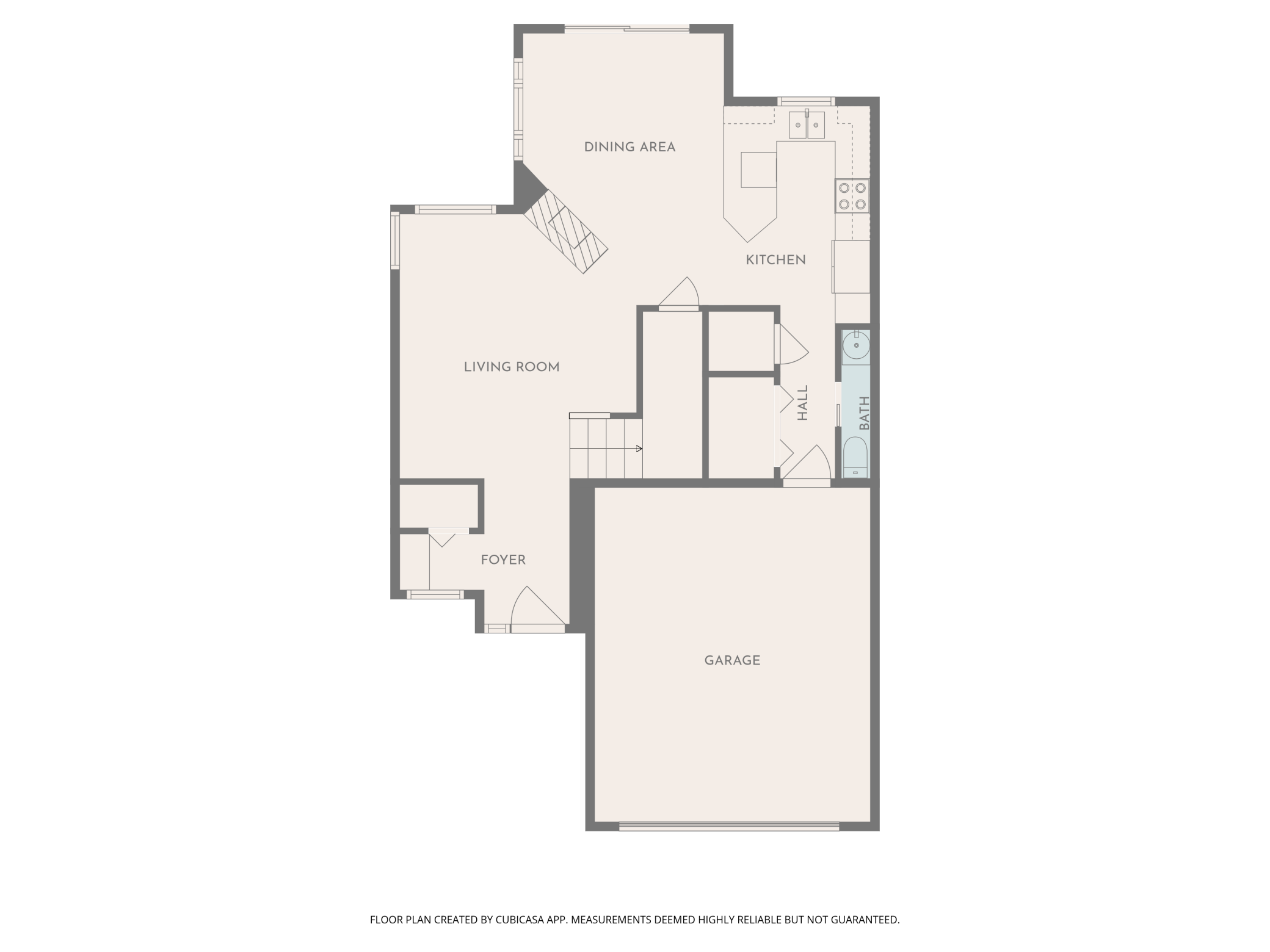 Main level floor plan