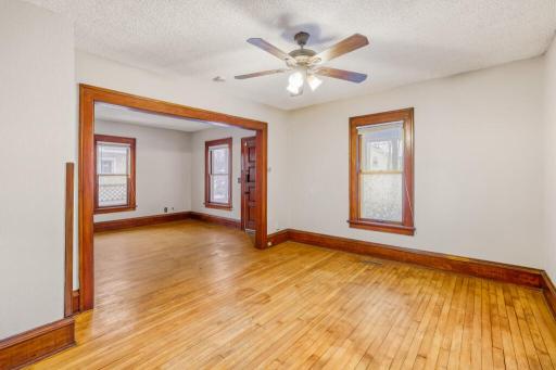 Living Room with beautiful hardwood floors