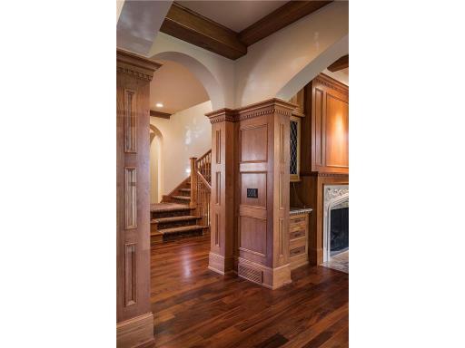 Staircase to second floor