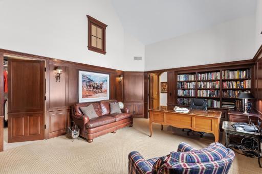 Office/library with access to primary bedroom