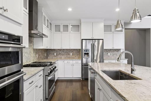 Enjoy a professional appliance package from KitchenAid.