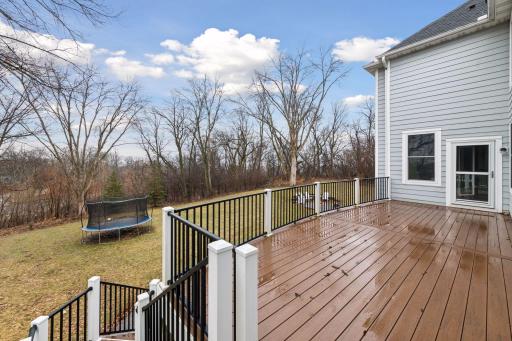 The maintenance-free Deck is a great space for bar-b-ques and connecting with family and friends.