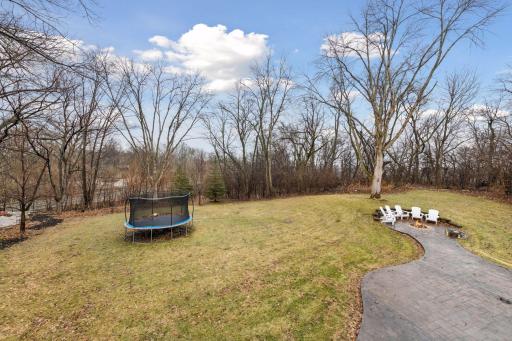 Set against a backdrop of mature trees, you'll love this private setting.