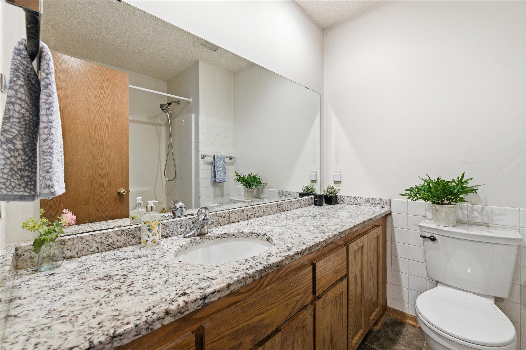 Full bath on the main level