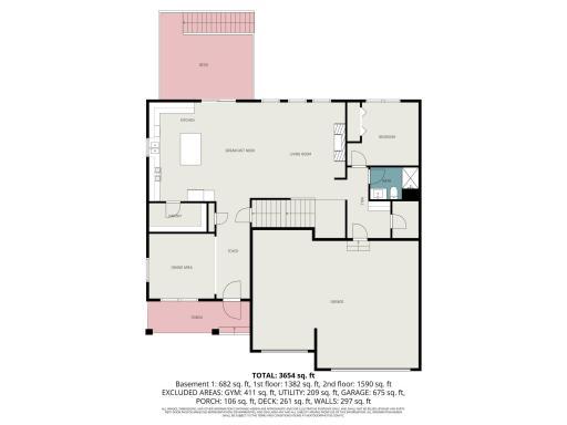 Main level floorplan