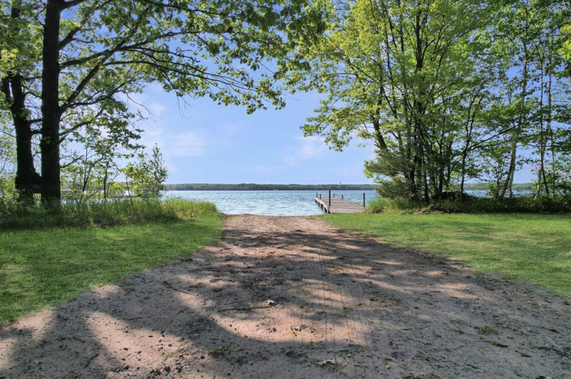 Fishing dock & private boat launch