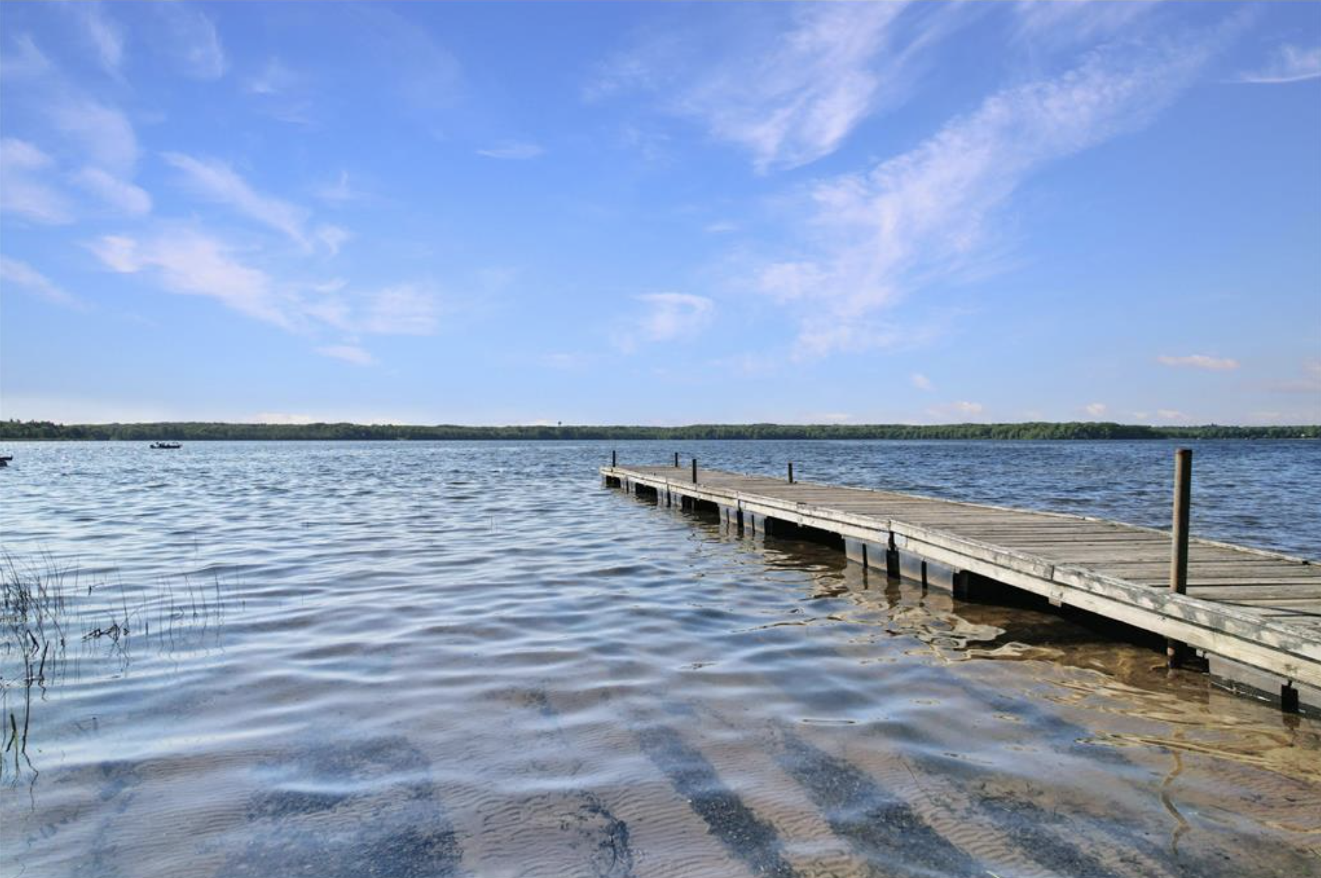 Fishing dock & private boat launch
