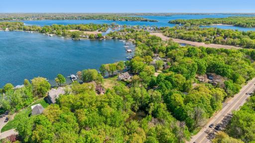Tucked away on a 0.66 acre lot with 104 ft of lakeshore.