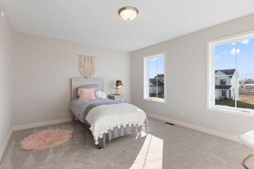 Bedroom 3 with private 3/4 bath and walk-in closet