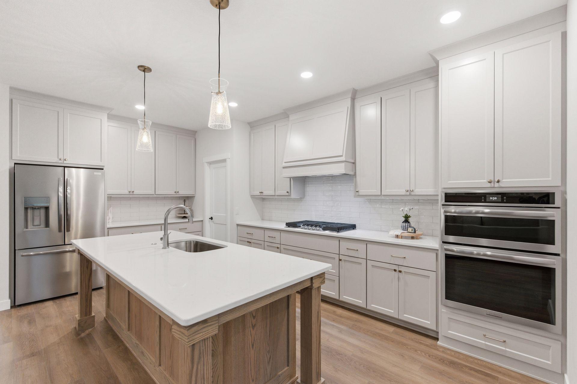 Ample cupboard and cabinet space