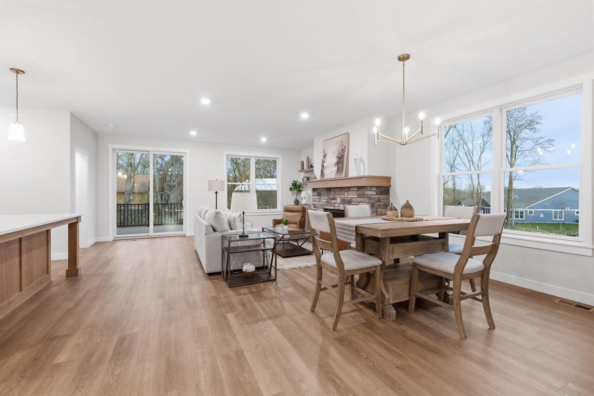 Open floorplan for easy entertainings