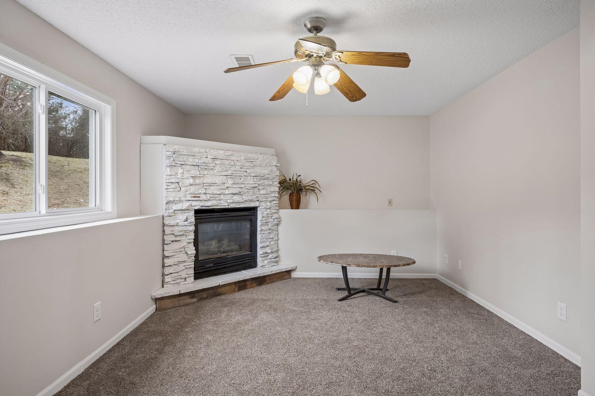 ... in the lower-level family room