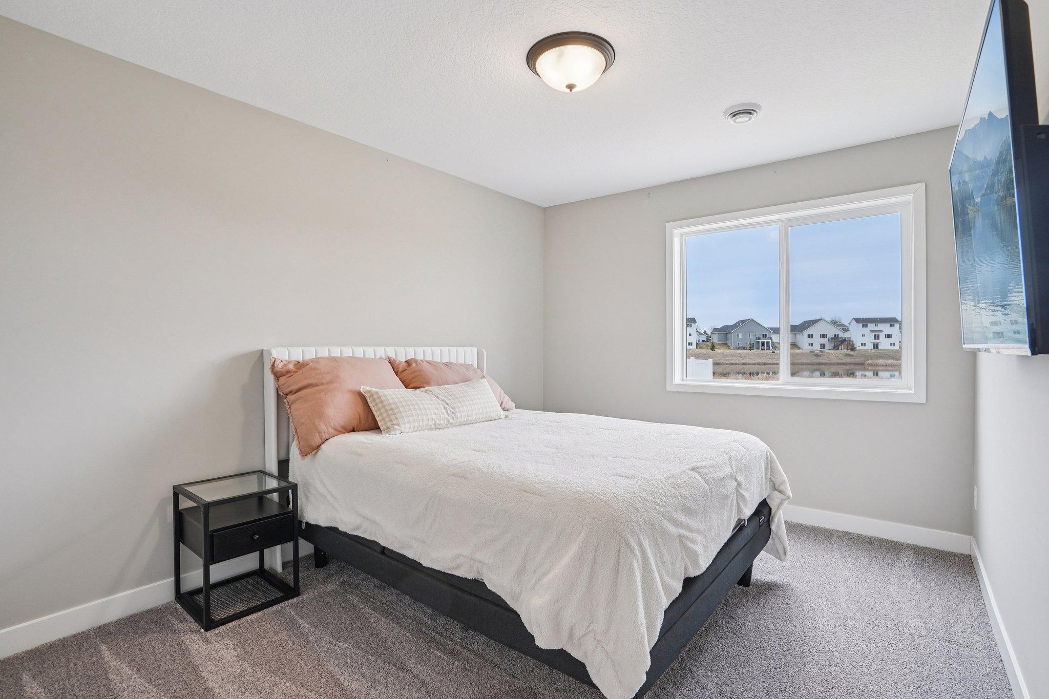 Lower level bedroom five.