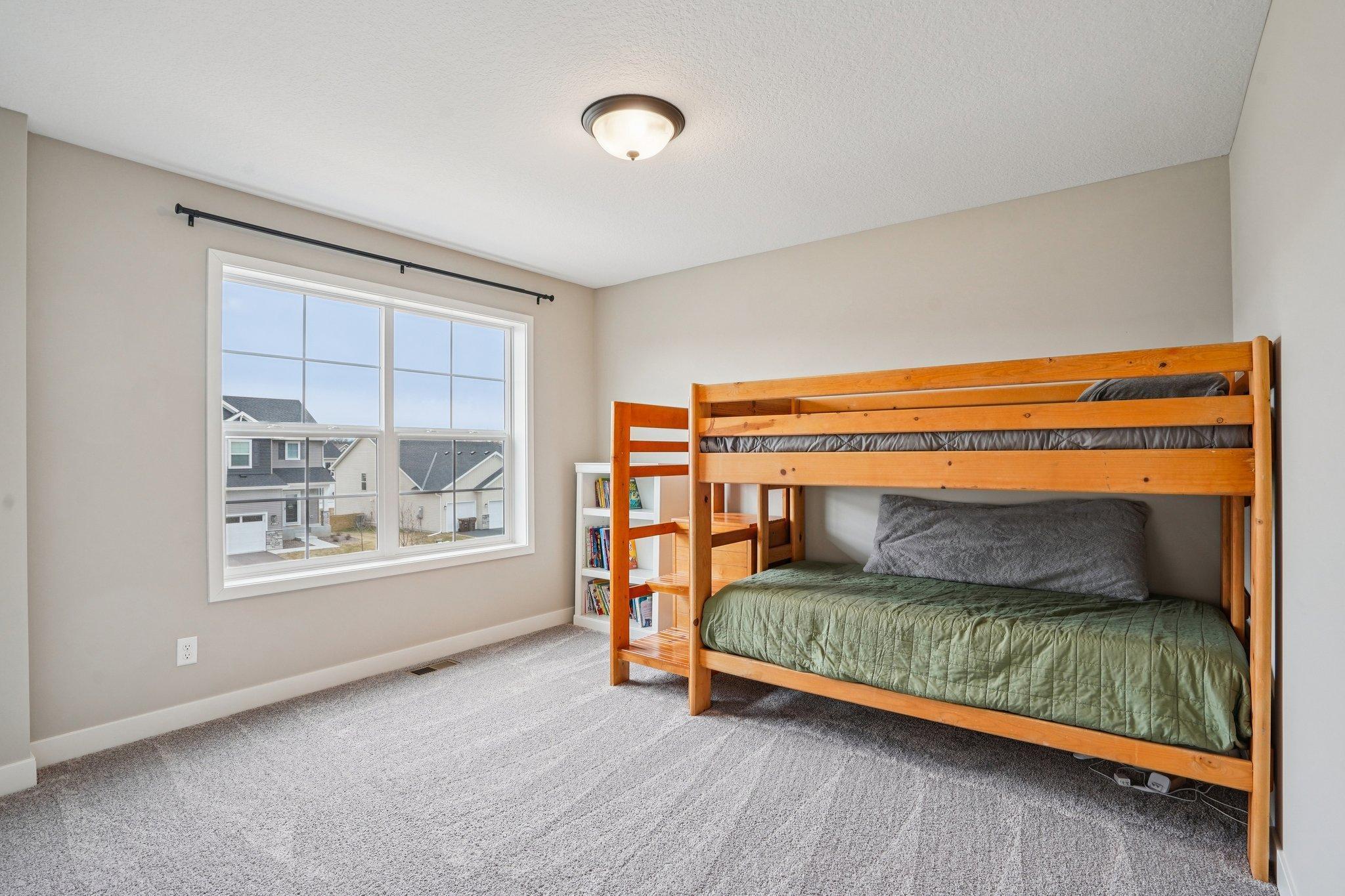 Upper level bedroom four.