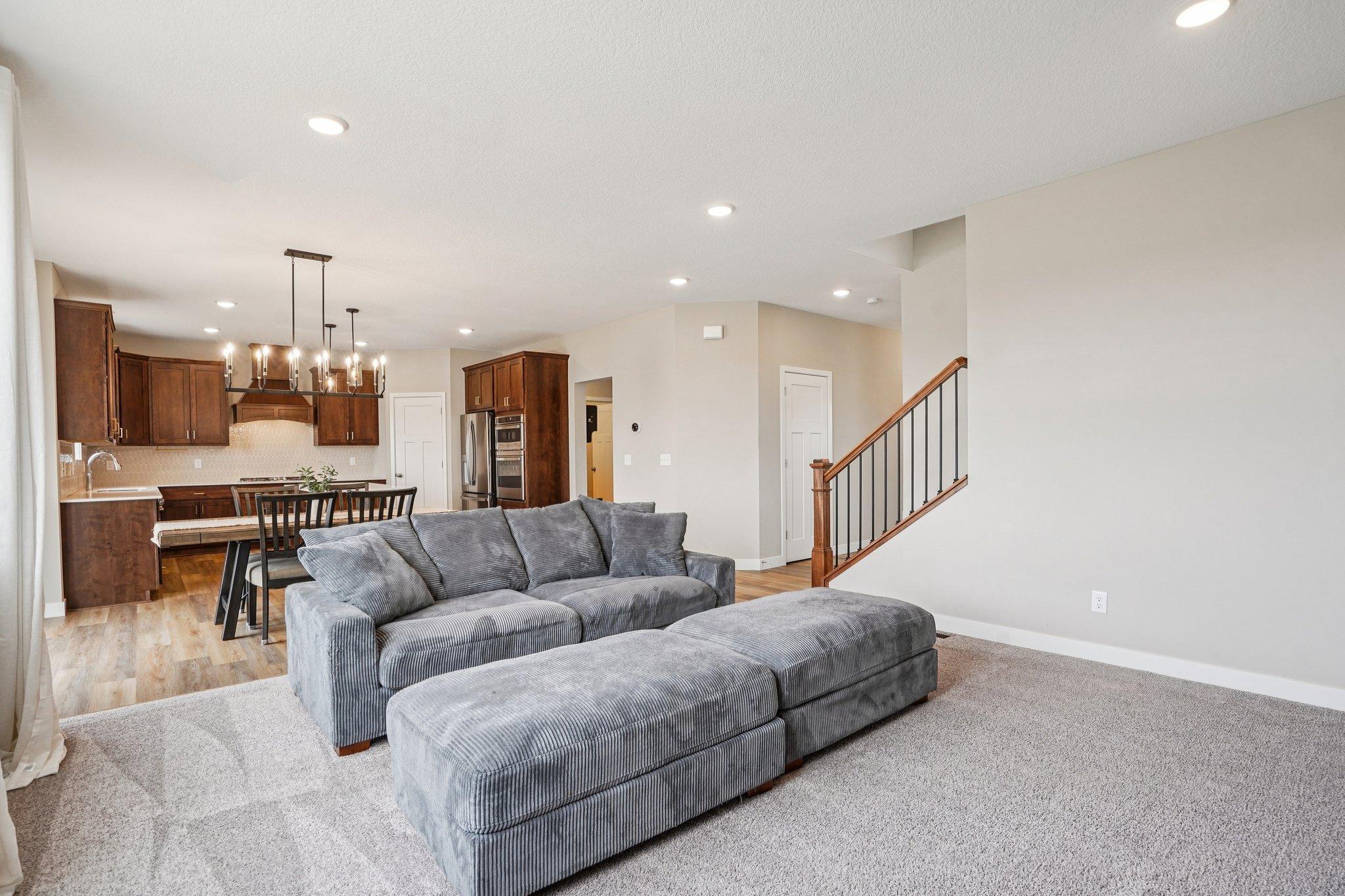 Open floor plan ensures everyone is part of the action!