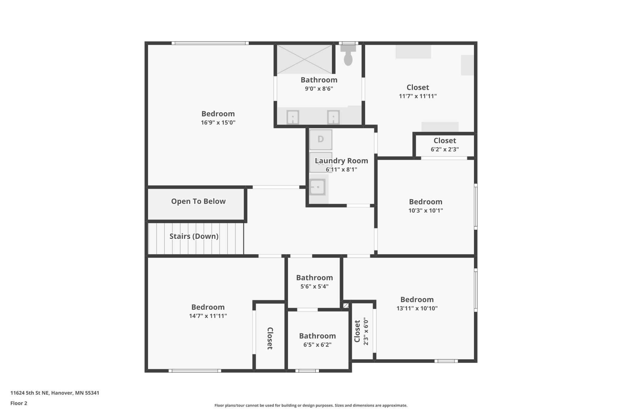 Upper Level Floor Plan