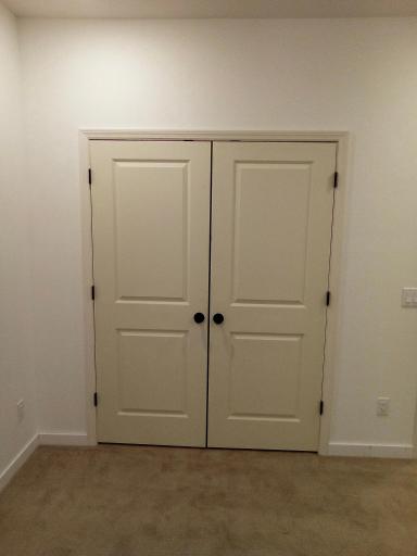 Bedrooms have large closets with double doors.