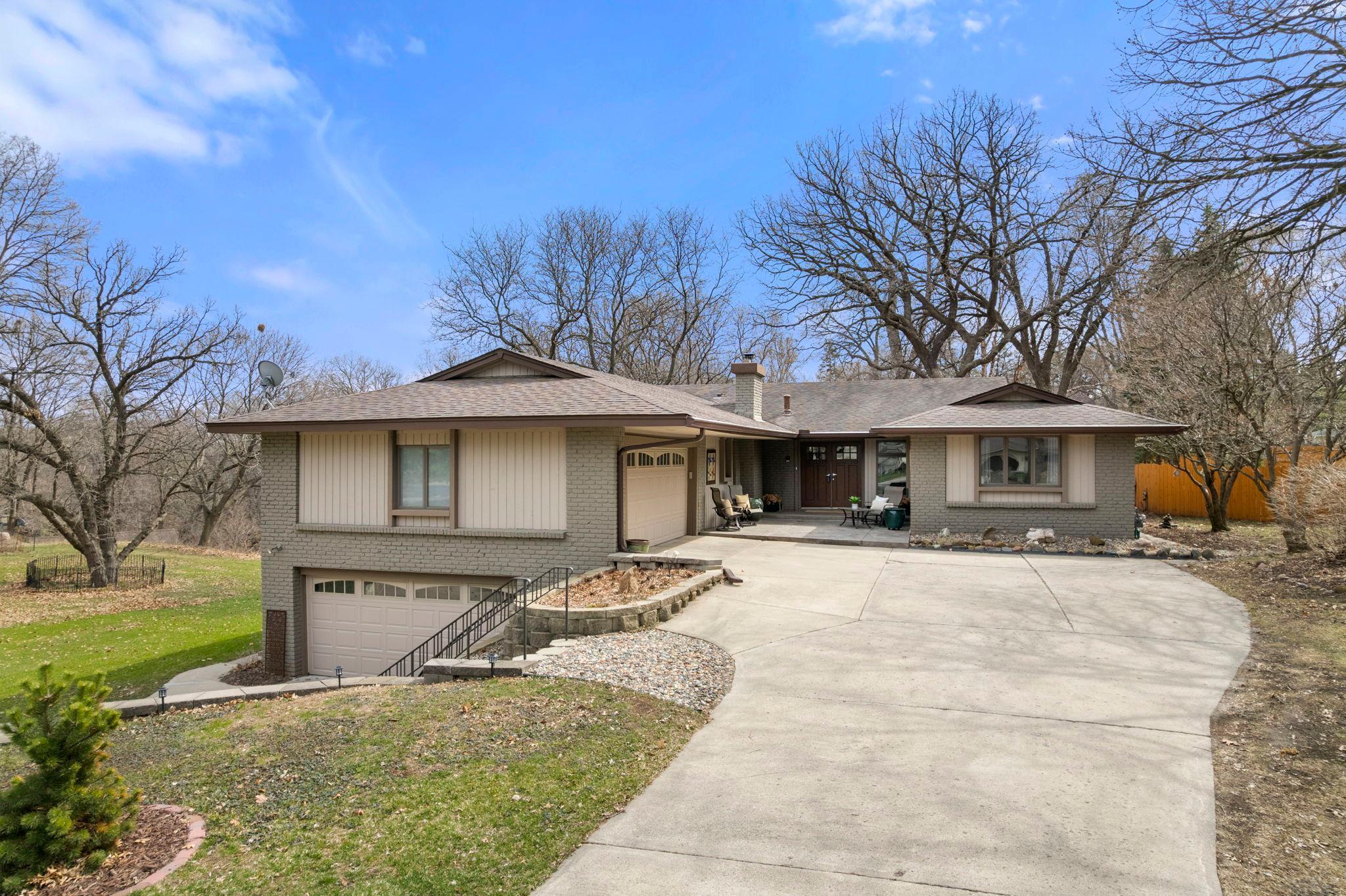 Welcome home to your private estate spring view