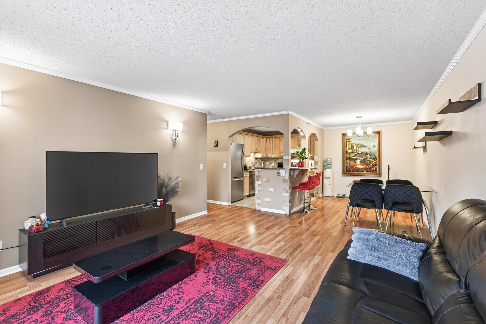 Generous in size, this living area won't disappoint!