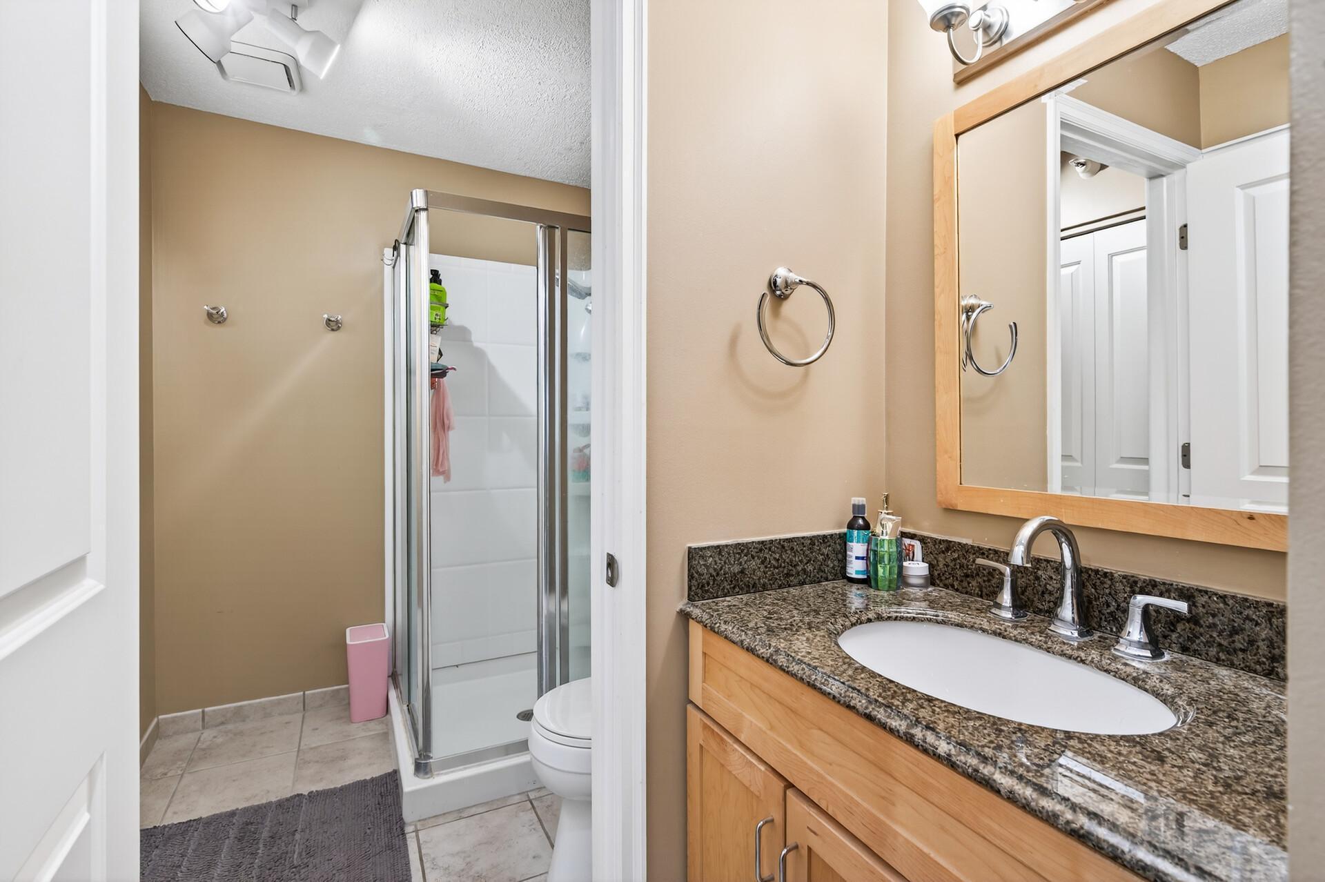 Primary Bedroom 3/4 Bath!