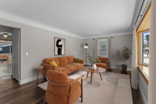 Photo for 416 3rd Avenue NE, Osseo, MN 55369 - listing #7017343 Welcome guests to your Spacious living room