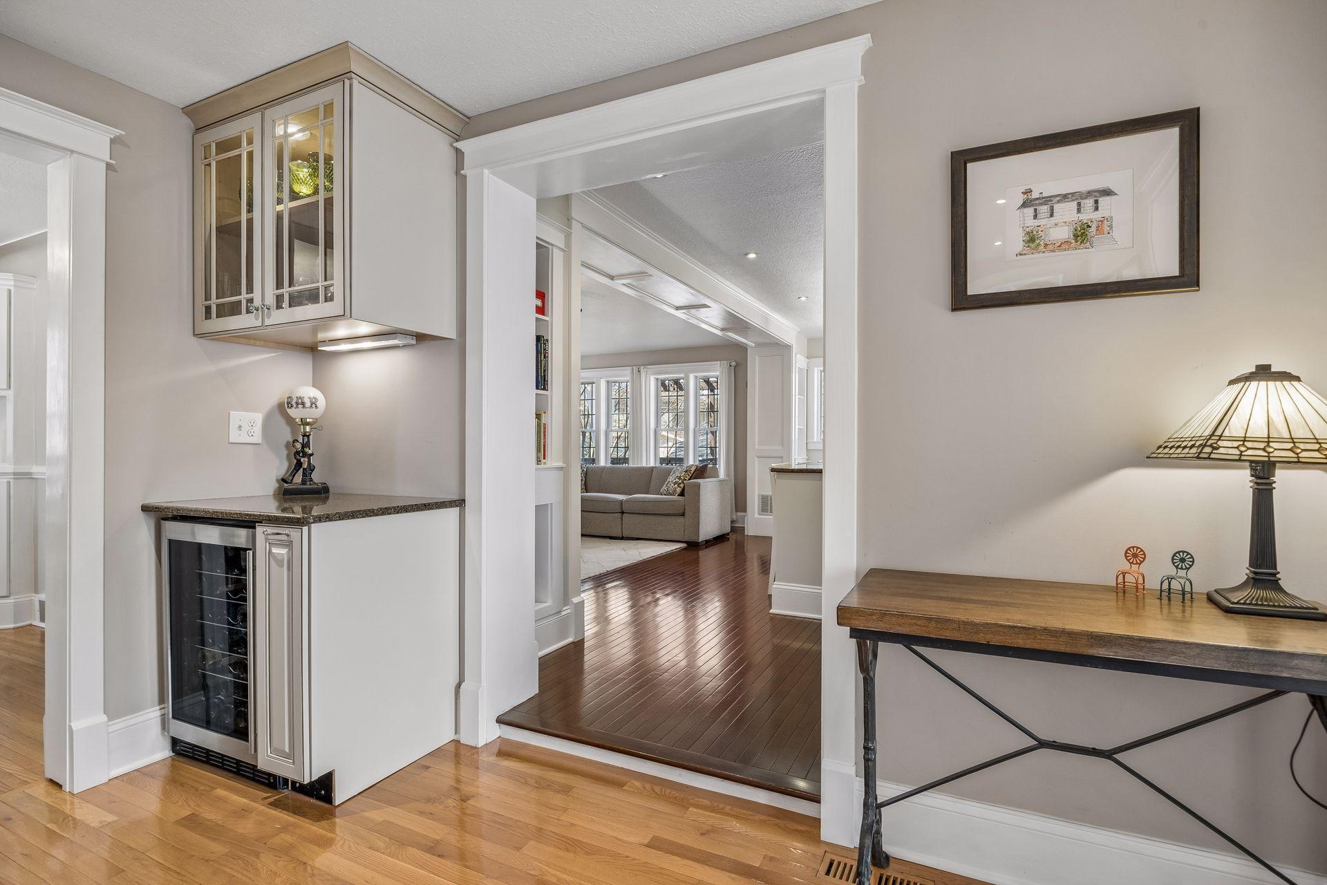 Enter into the kitchen/great room addition