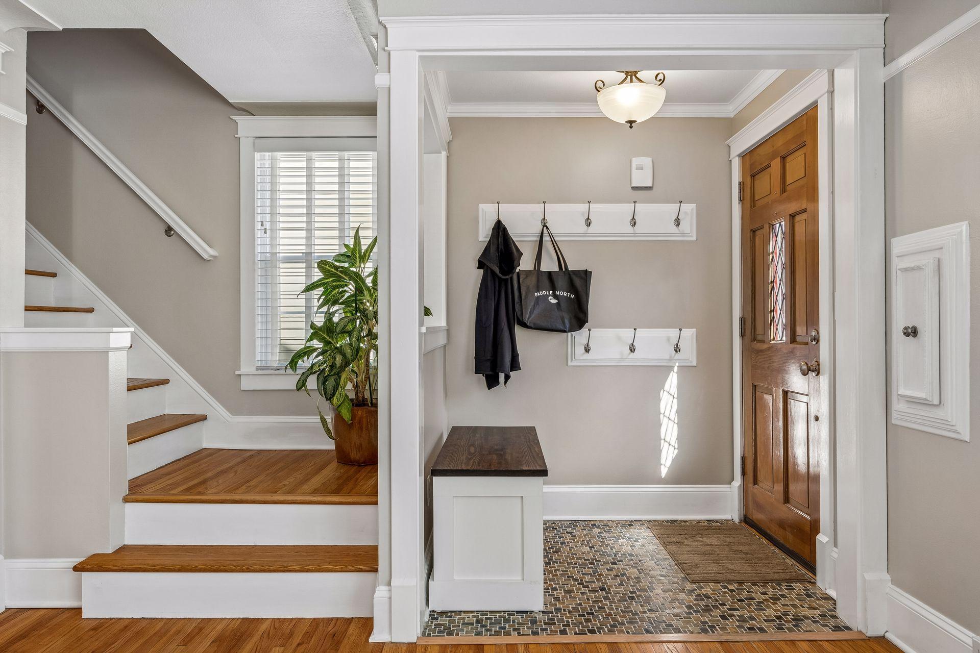 Welcoming front entry