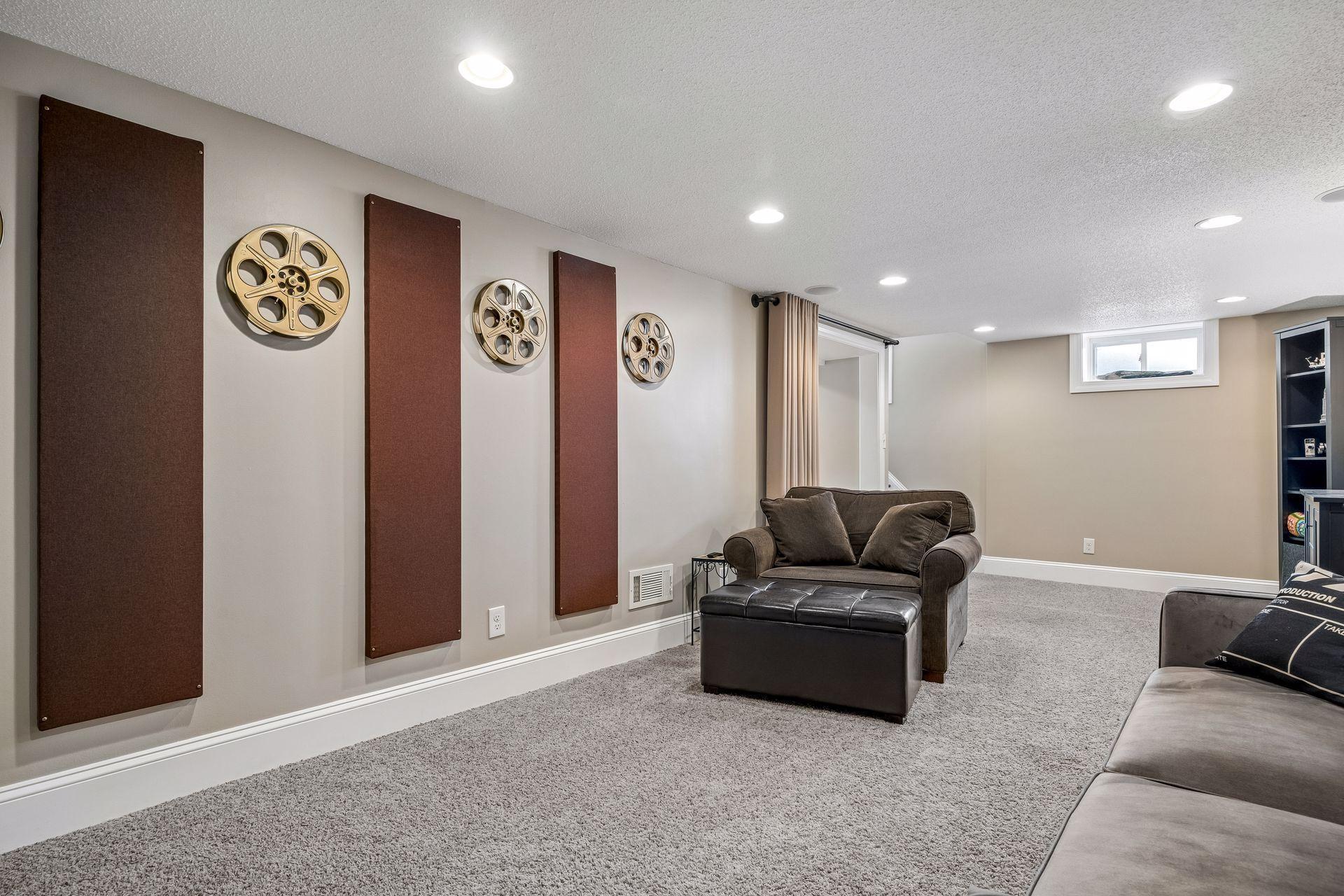 A great space for movie night!