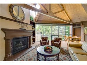 Conversation around the fireplace