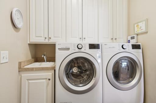 Laundry on the main level