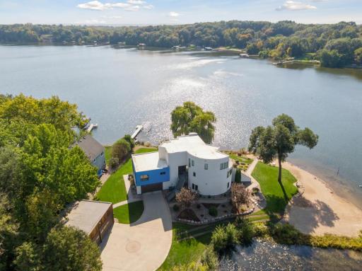 9235 Lake Riley Boulevard aerial street side view